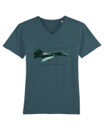 Origami Plane Tricou mânecă scurtă guler V Bărbat Presenter