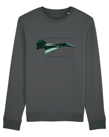 Origami Plane Anthracite