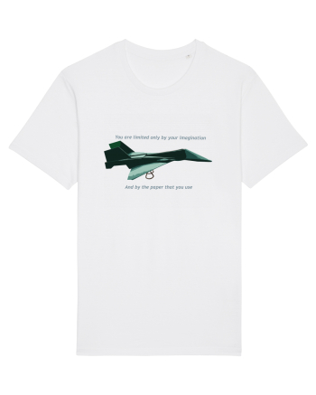 Origami Plane White
