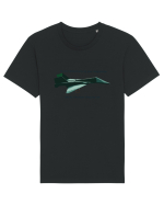Origami Plane Tricou mânecă scurtă Unisex Rocker