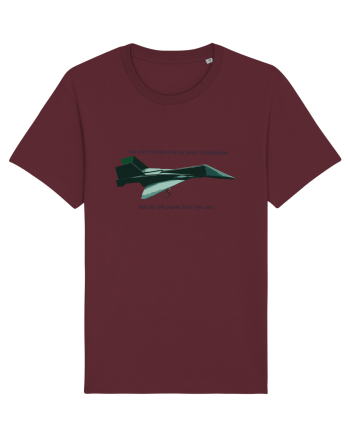 Origami Plane Burgundy