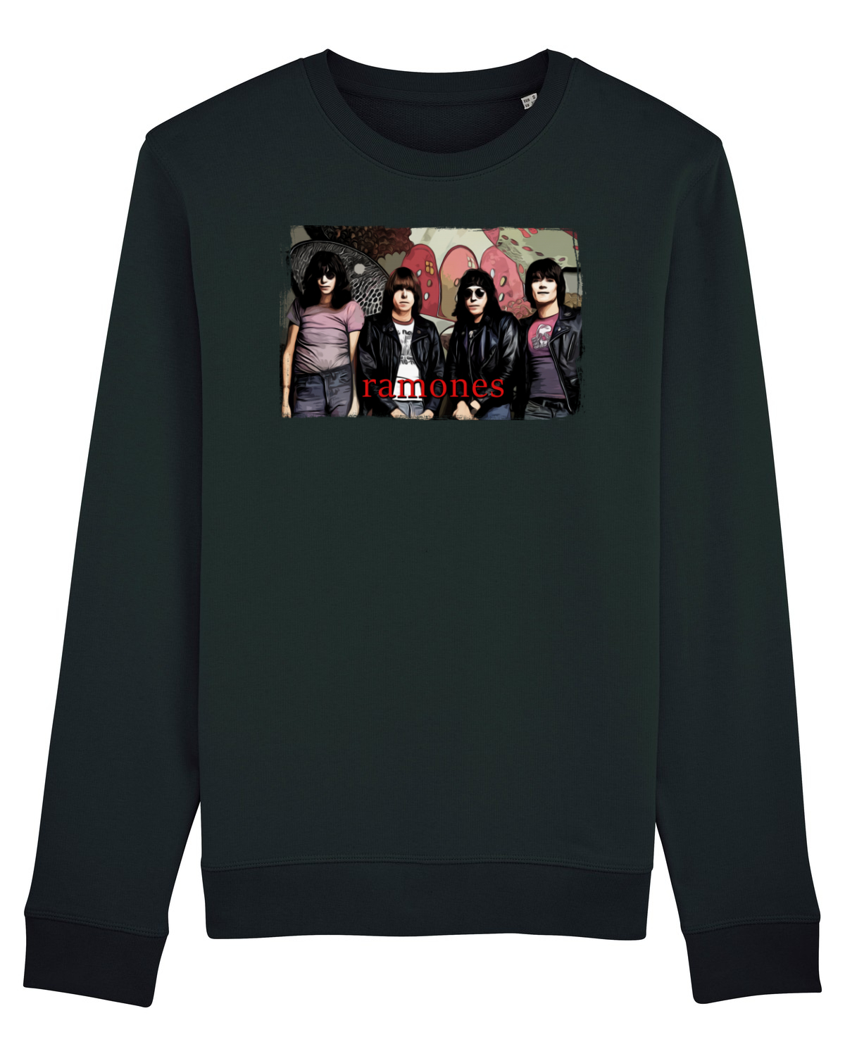 Bluză mânecă lungă Unisex Rise Black