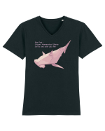 Origami hammerhead Tricou mânecă scurtă guler V Bărbat Presenter
