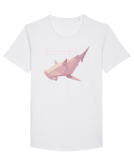 Origami hammerhead Tricou mânecă scurtă guler larg Bărbat Skater