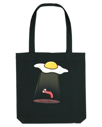 Funny Alien Breakfast Black