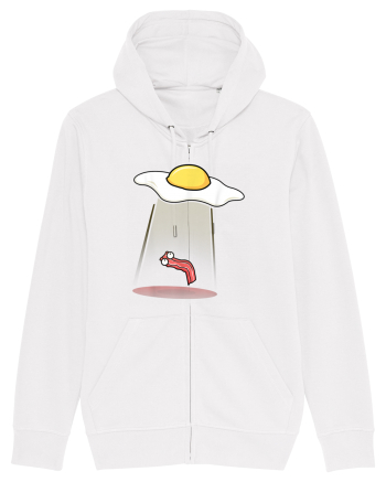 Funny Alien Breakfast White