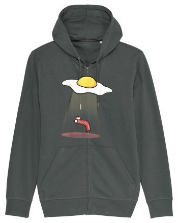 Funny Alien Breakfast Anthracite