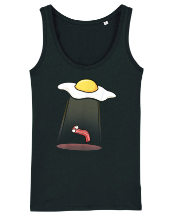 Funny Alien Breakfast Black