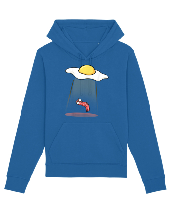 Funny Alien Breakfast Royal Blue
