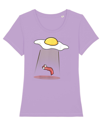 Funny Alien Breakfast Lavender Dawn