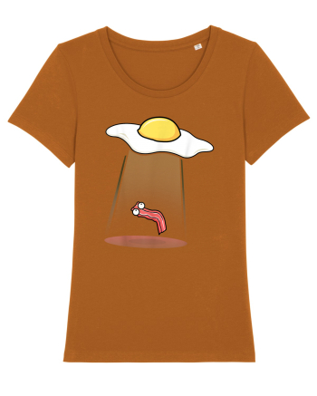 Funny Alien Breakfast Roasted Orange