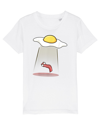Funny Alien Breakfast White