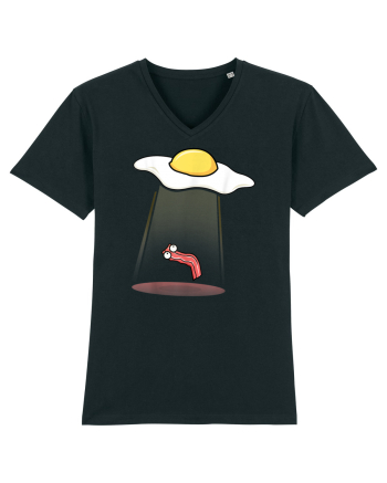Funny Alien Breakfast Black