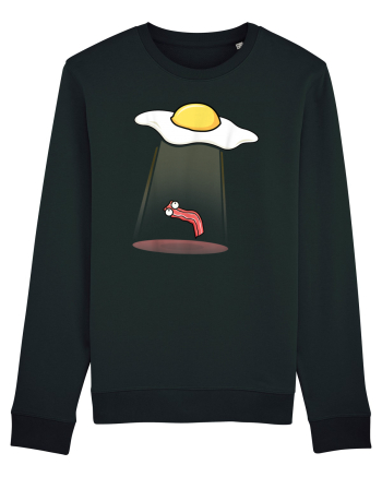Funny Alien Breakfast Black