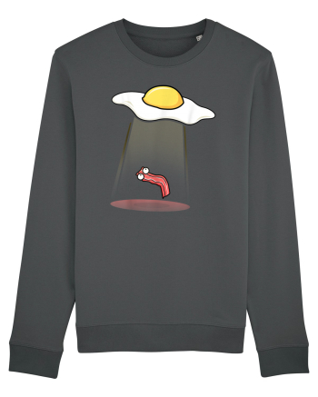 Funny Alien Breakfast Anthracite