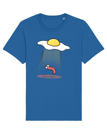Funny Alien Breakfast Royal Blue
