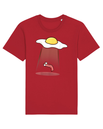 Funny Alien Breakfast Red