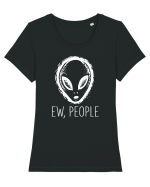 Ew People Alien Tricou mânecă scurtă guler larg fitted Damă Expresser