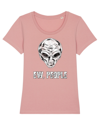 Ew People Funny Alien Face Canyon Pink