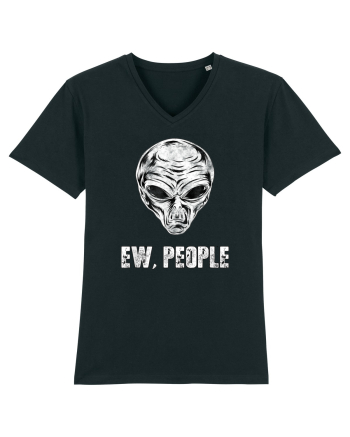 Ew People Funny Alien Face Black