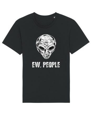 Ew People Funny Alien Face Black