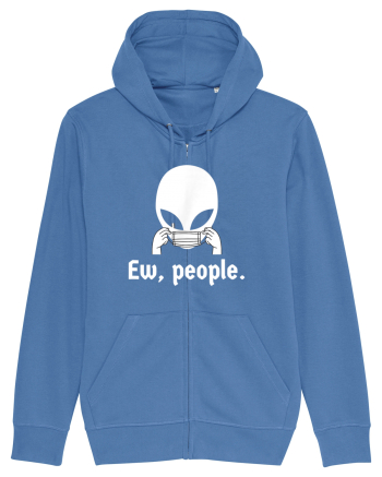 Ew People Introvert Alien Face Mask Bright Blue