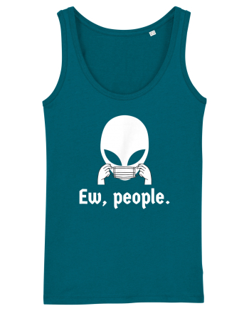 Ew People Introvert Alien Face Mask Ocean Depth