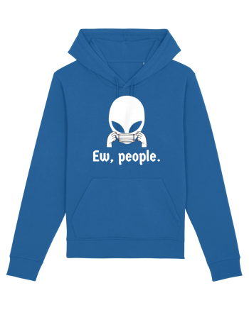Ew People Introvert Alien Face Mask Royal Blue