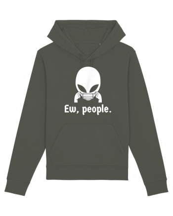 Ew People Introvert Alien Face Mask Khaki