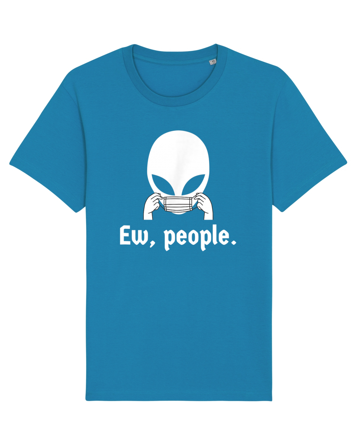 Tricou mânecă scurtă Unisex Rocker Azur