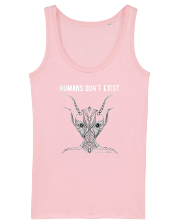 Extra Terrestrial Humans Don't Exist Cotton Pink