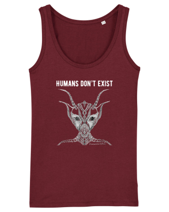 Extra Terrestrial Humans Don't Exist Burgundy