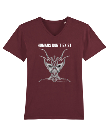 Extra Terrestrial Humans Don't Exist Burgundy