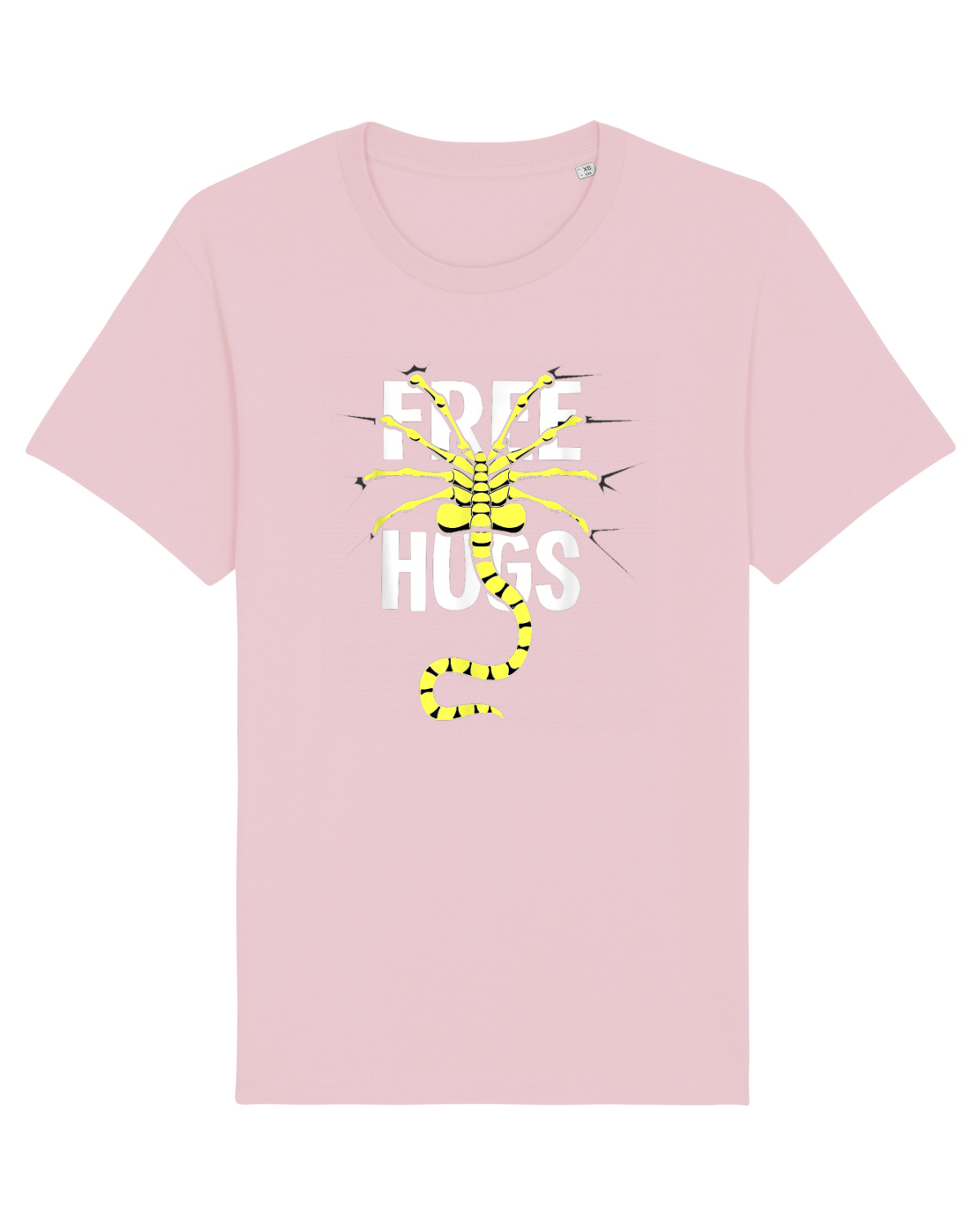 Tricou mânecă scurtă Unisex Rocker Cotton Pink