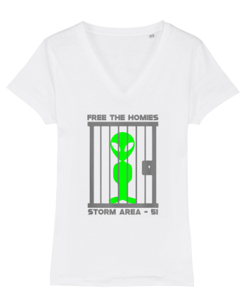 Free The Homies Jail Area 51 White