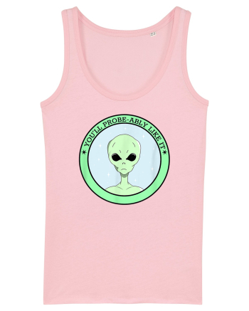 Funny Alien Abduction Probe Ably Cotton Pink