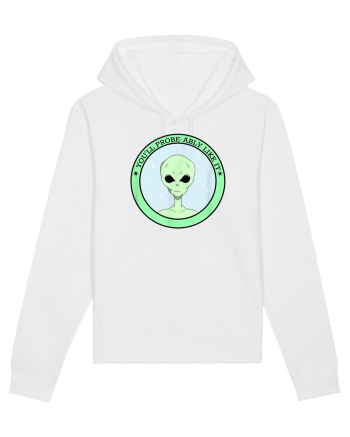 Funny Alien Abduction Probe Ably White