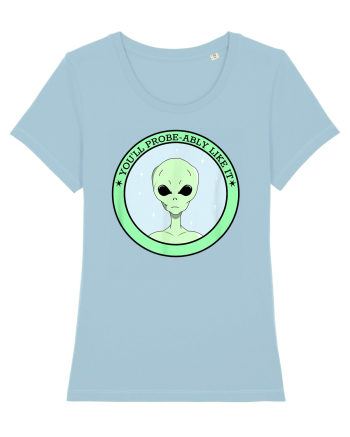 Funny Alien Abduction Probe Ably Sky Blue