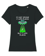 Funny Amputee Leg Foot Amputation Tricou mânecă scurtă guler larg fitted Damă Expresser