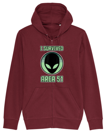 Funny Storm Area 51 Survived Alien Raid Burgundy
