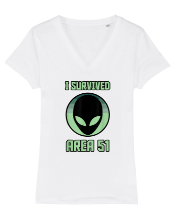 Funny Storm Area 51 Survived Alien Raid White