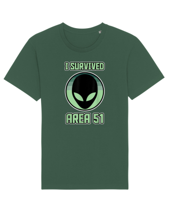 Funny Storm Area 51 Survived Alien Raid Bottle Green