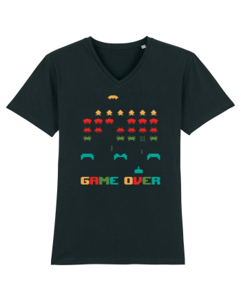 Game Over Retro Arcade Gaming Black