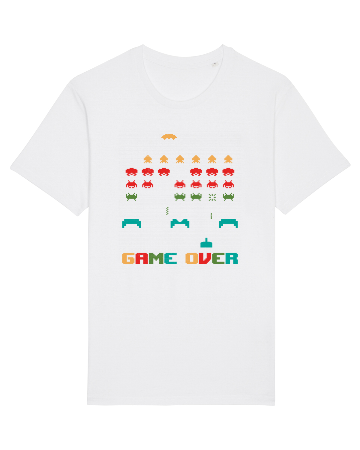 Tricou mânecă scurtă Unisex Rocker White