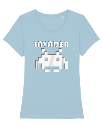 Gamers Space Alien Invader Sky Blue