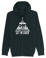 Get In Loser Alien Abduction Conspiracy Hanorac cu fermoar Unisex Connector