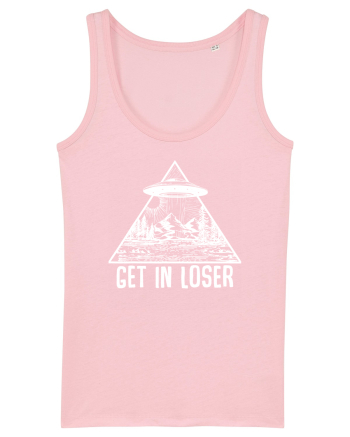 Get In Loser Alien Abduction Conspiracy Cotton Pink