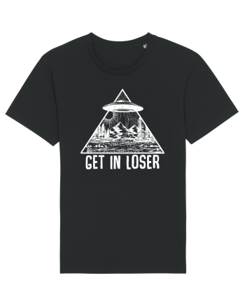 Get In Loser Alien Abduction Conspiracy Black