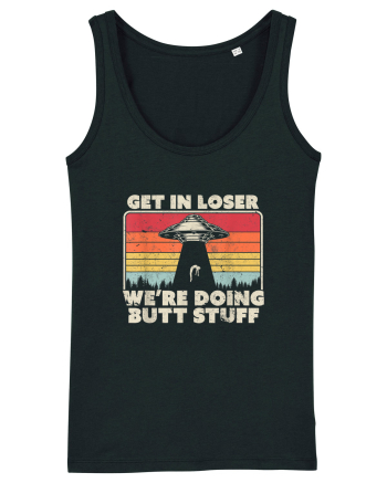 Get In Loser Alien UFO Black