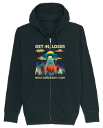 Get In Loser Alien UFO Hanorac cu fermoar Unisex Connector
